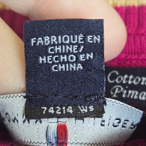 Tommy Hilfiger Boat Neck Cable Knit Sweater, Pink/Gold Accent, Women's Size XL - Picture 5 of 13